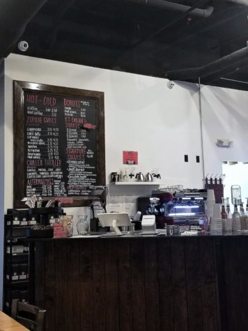 Donuts not brains- Zombie Coffee & Donuts