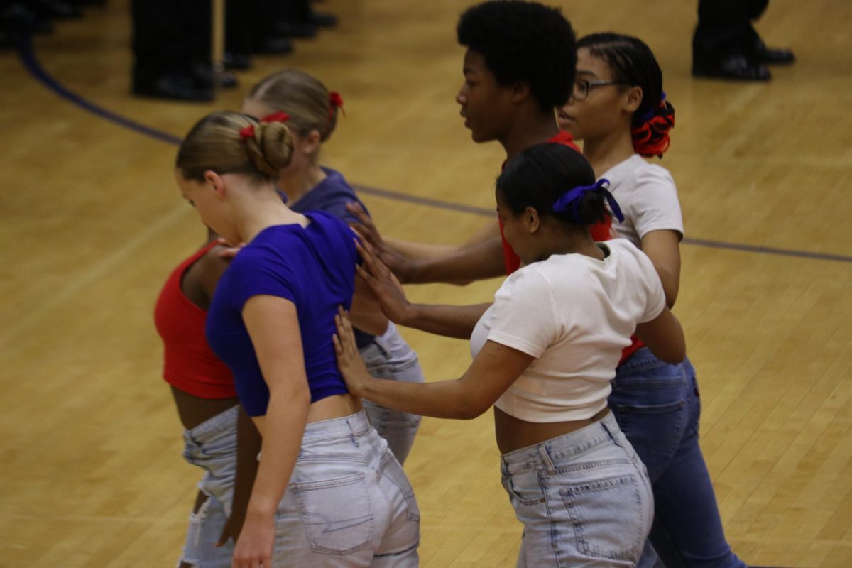 PCA Dance gives a performance to commemorate AMI. The dance commemorated the US military.